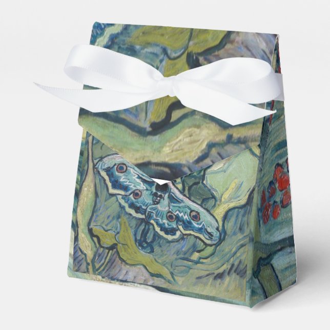 Ballotins Van Gogh Vintage Great Peacock Moth (Verso)