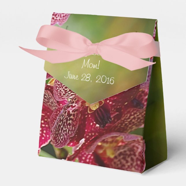 Ballotins Vanda Orchid Cluster Tente d'anniversaire (Verso)