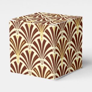 Ballotins Ventilateur Art déco motif - chocolat à la crème
