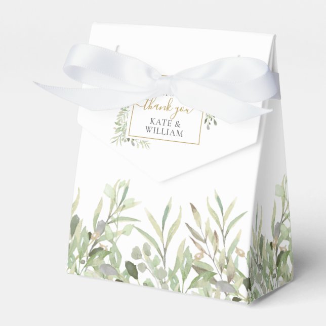 Ballotins Verdure Un doux début Merci Mariage (Verso)