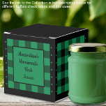 Ballotins Vérification de Buffalo - Vert et Noir - Classique<br><div class="desc">Boîte de faveur de vérification de buffalo vert et noir classique. Le texte des deux côtés de la boîte est personnalisable. Si vous utilisez le bouton / outil 'modifier la conception', vous pouvez également ajouter vos propres images / photos. D'autres coloris disponibles. Voir la collection de toutes les tailles de...</div>