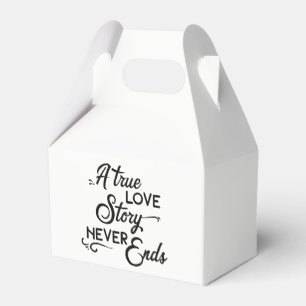 Ballotins Véritable histoire d'amour Mariage noir blanc, F