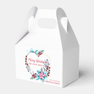 Ballotins Verre de Noël d'aquarelle