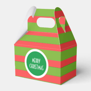 Ballotins Vert et rouge barre le ballotin de pignon de Noël