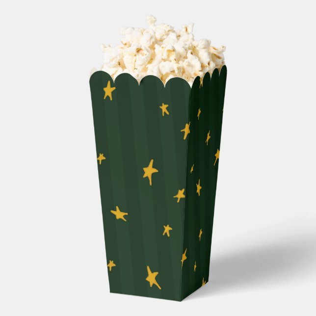 Ballotins Vert étoile rayure fêtes Noël (Sauté)