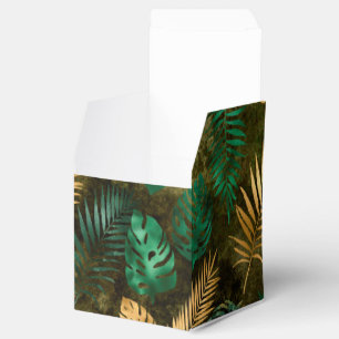Ballotins Vert Jaune de la Jungle Feuilles de Palmier Tropic