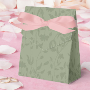 Ballotins Vert sauge floral mariage
