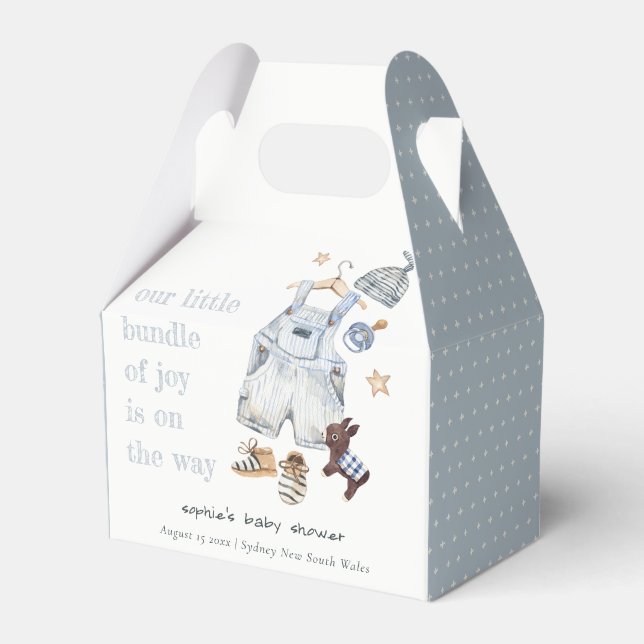 Ballotins Vêtements Bébé mignons Essentials Baby shower Garç (Verso)