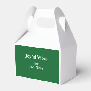 Ballotins Vibes joyeuses vertes fêtes de Noël amour famille