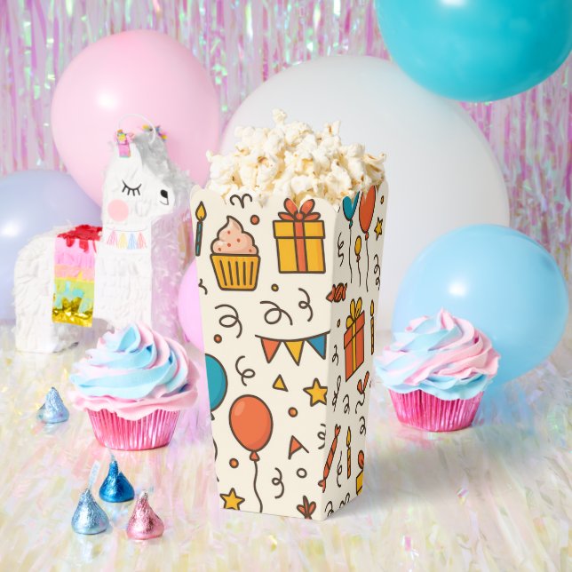 Ballotins Vibrant Birthday Party Seamless Pattern (Fête)