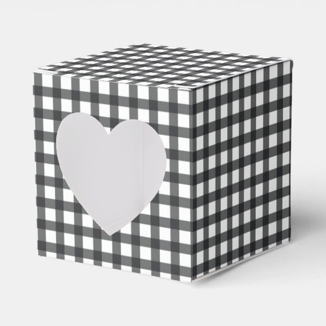 Ballotins Vichy Noir Blanc à carreaux 2" (Verso)