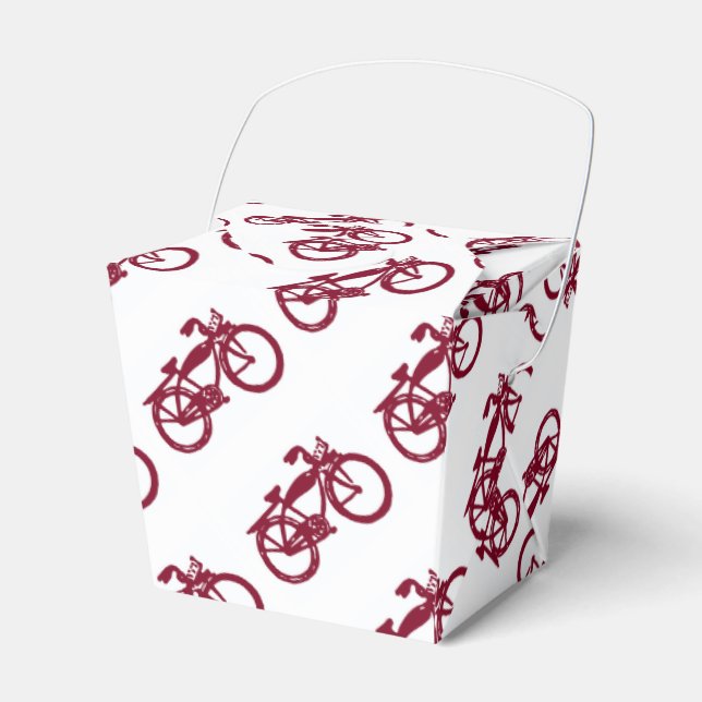 Ballotins Vieux ballotin de vélos rouges (Verso)