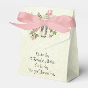 Ballotins Vintage catholique religieuse béni Marie rose Rose