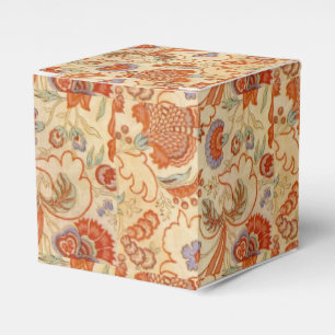 Ballotins Vintage Chintz Floral Antique Terracotta Français