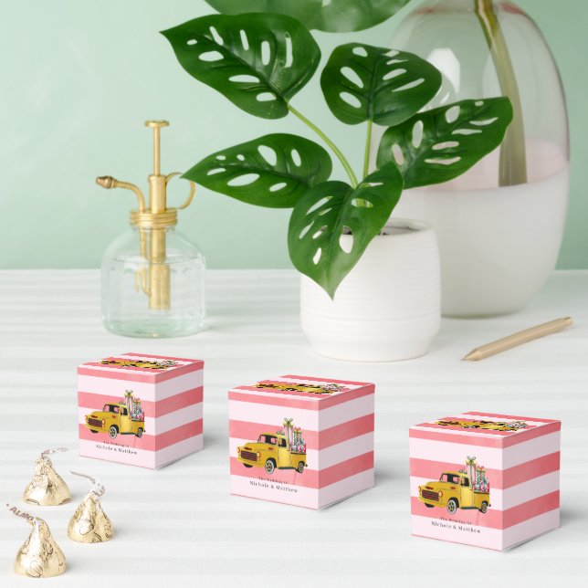 Ballotins Vintage Christmas Truck Mariage (Multiple)