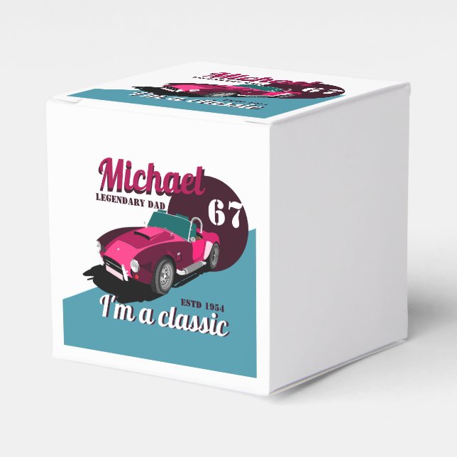 Ballotins Vintage classique antique voiture légendaire nom d (Verso)