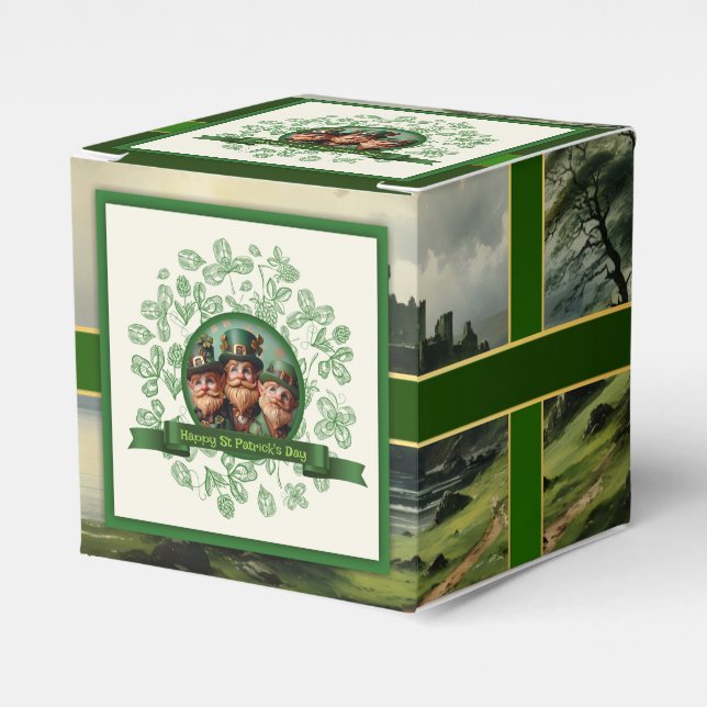 Ballotins Vintage Clover St Patrick's Day Landscape BFC (Verso)