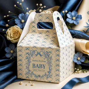 Ballotins Vintage Coquette Blue Bow floral