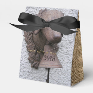 Ballotins Vintage Dog Bell avec Key Dog Year 2018 Ballotin