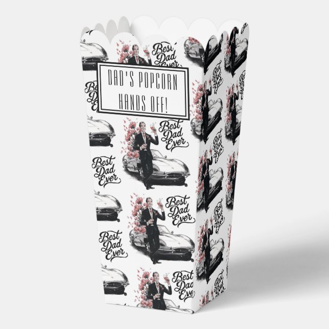 Ballotins Vintage élégant Meilleur papa Jamais Étiquette Pap (Recto)