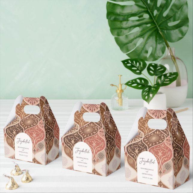 Ballotins Vintage Élégant Nikkah Mariage islamique Merci (Multiple)