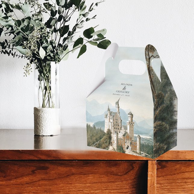 Ballotins Vintage Fairytale Castle Rustic Forest Mariage (Vintage Fairytale Castle Rustic Forest Wedding Favor Box)