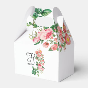 Ballotins Vintage Floral Botanique Customisé Monogramme