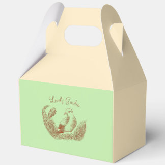 Ballotins Vintage Garden Bird - Floral monochrome