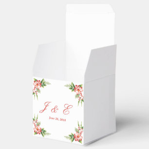 Ballotins Vintage Jardin Floral Mariage Faveur Box 2x2