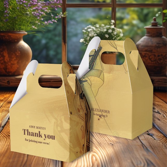 Ballotins Vintage Pirate Anniversaire Fête Ahoy Matey Ancien (Créateur téléchargé)