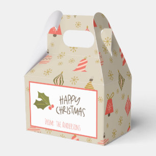 Ballotins Vintage rétro ornements de Noël Motif