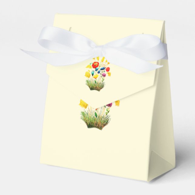 Ballotins Vintage Romantic Meadow – Soft Watercolor Floral  (Verso)