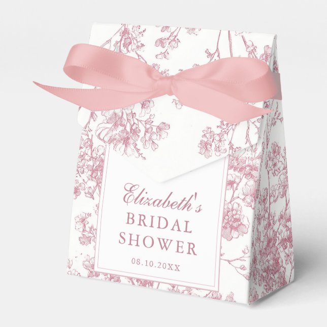 Ballotins Vintage Rose Bow Floral Mariage (Verso)