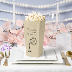 Ballotins Vintage Tour Eiffel Paris Postmark Mariage Favoris