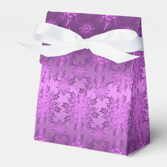 Ballotins Violet floral rétro (Verso)