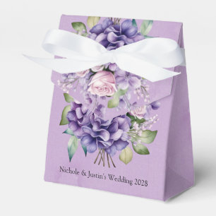 Ballotins Violet violet rose Rose Mariage