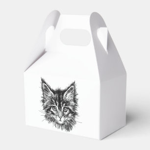 Ballotins Visage de Kitten noir et blanc