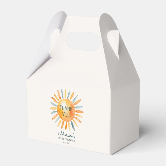 Ballotins Voici le Fils Baby Boy Shower (Verso)