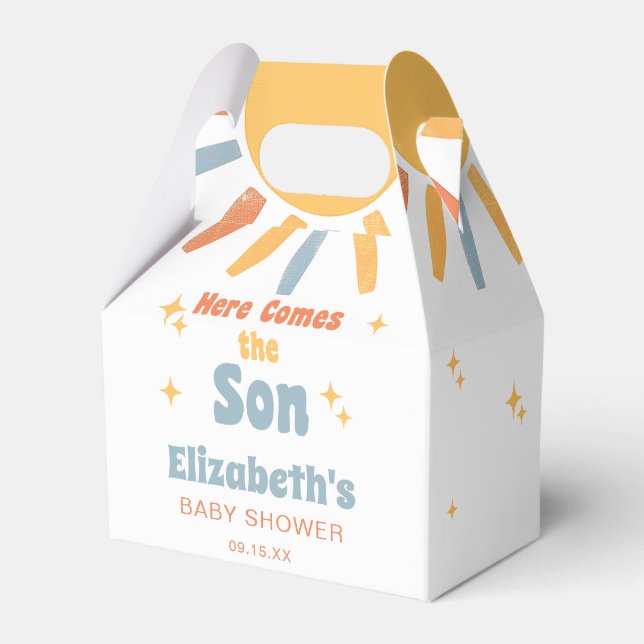 Ballotins Voici le garçon Baby Shower (Verso)