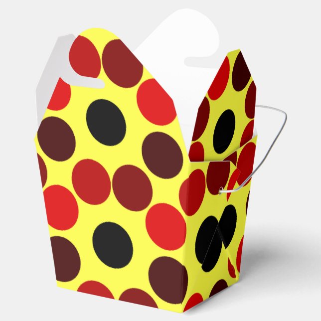 Ballotins Voir les points rouge jaune Ballotin (Ouvert)