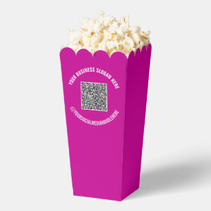 Ballotins Votre code QR et le texte personnalisé Modèle de b