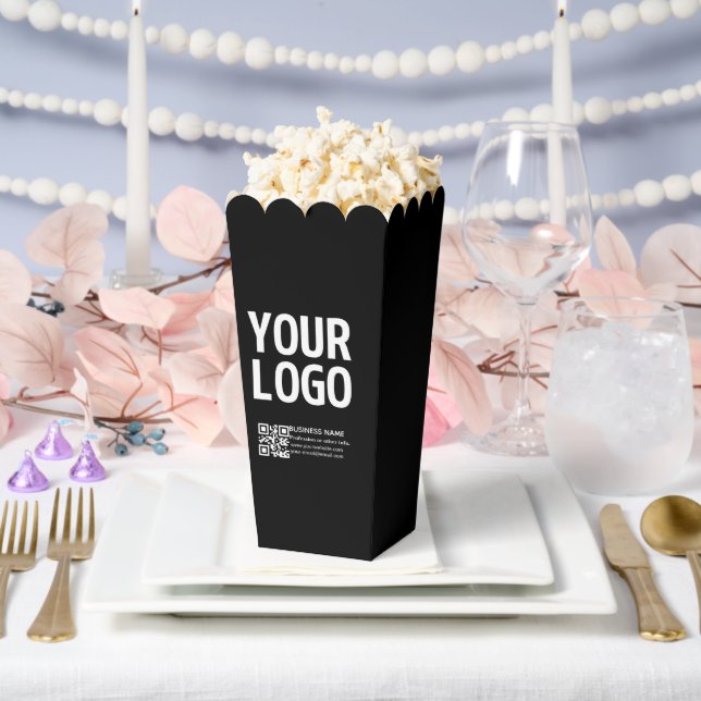 Ballotins Votre logo avec code QR et texte modifiables  (Mariage)