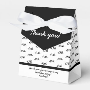 Ballotins Votre numéro de décalage d'âge Motif - Noir/Blanc