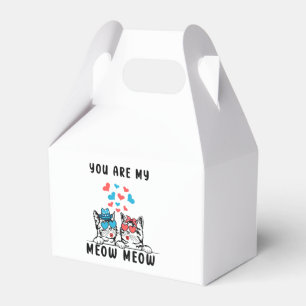 Ballotins Vous êtes mon couple de chat Meow Meow pour la Sai