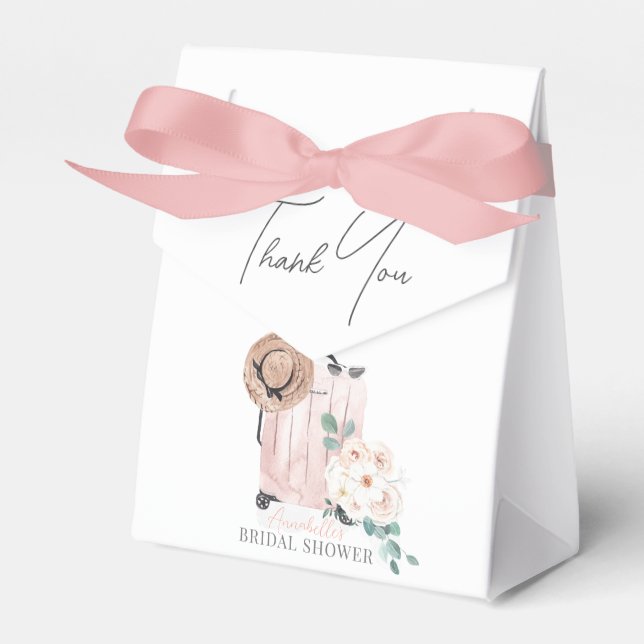 Ballotins Voyage de Mademoiselle à Madame Valise Rose Enterr (Verso)