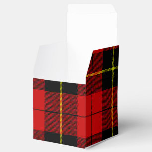Ballotins Wallace tartan rouge noir plaid