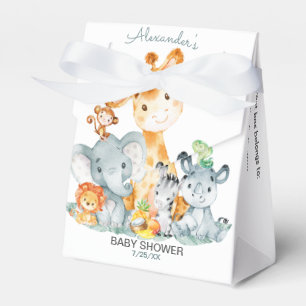 Ballotins Watercolor Cute Safari Jungle Baby shower fille