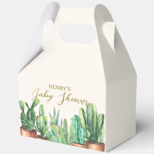 Ballotins Watercolor Desert Cactus Garden Baby shower