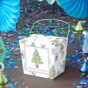 Ballotins Watercolor Mahjong Christmas Tree Party