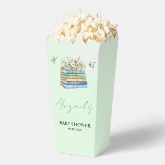 Ballotins Watercolor New Chapter Begins green baby shower